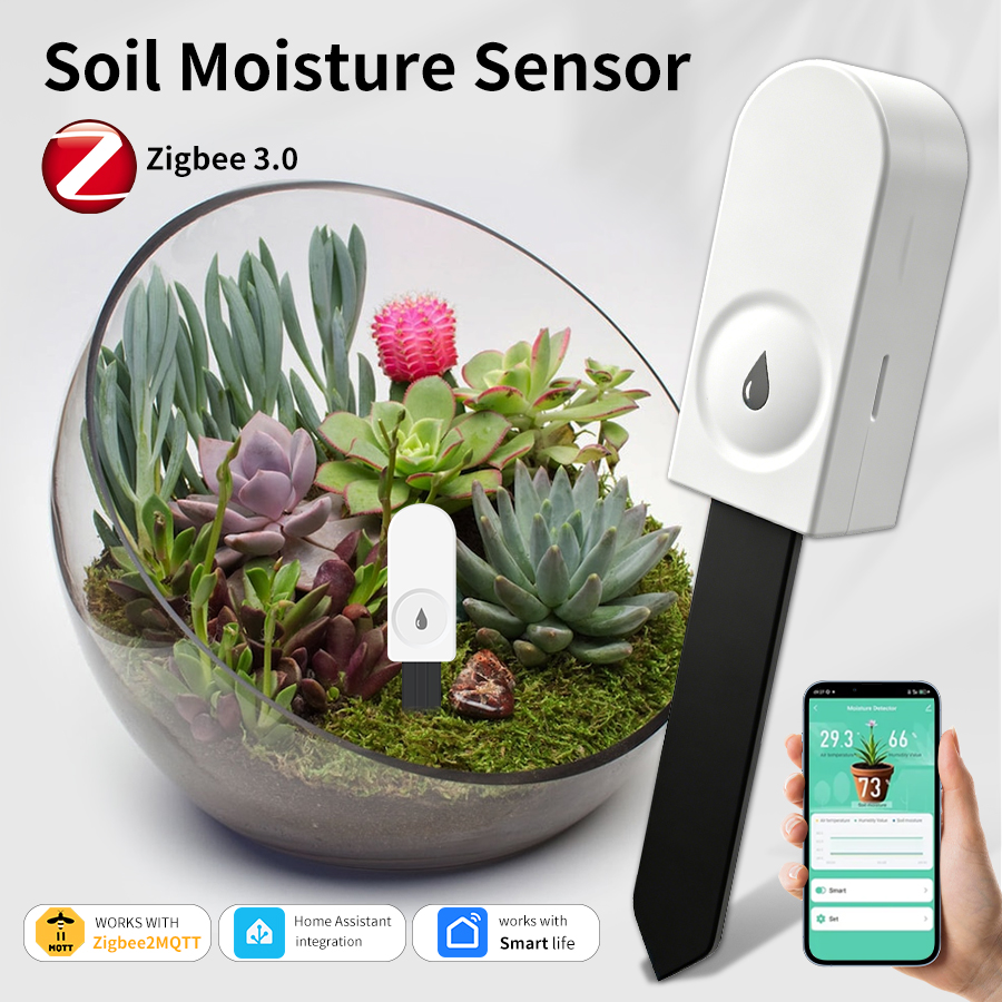 Smart Garden Zigbee - Inteligentny czujnik wilgotności gleby ZigBee, miernik