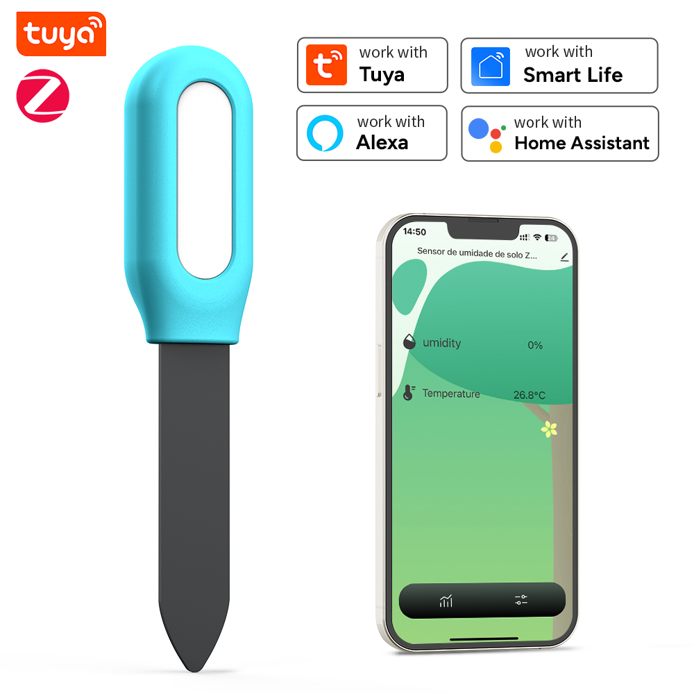 Smart Garden Zigbee - Czujnik gleby Tuya Zigbee, czujnik wilgotności,