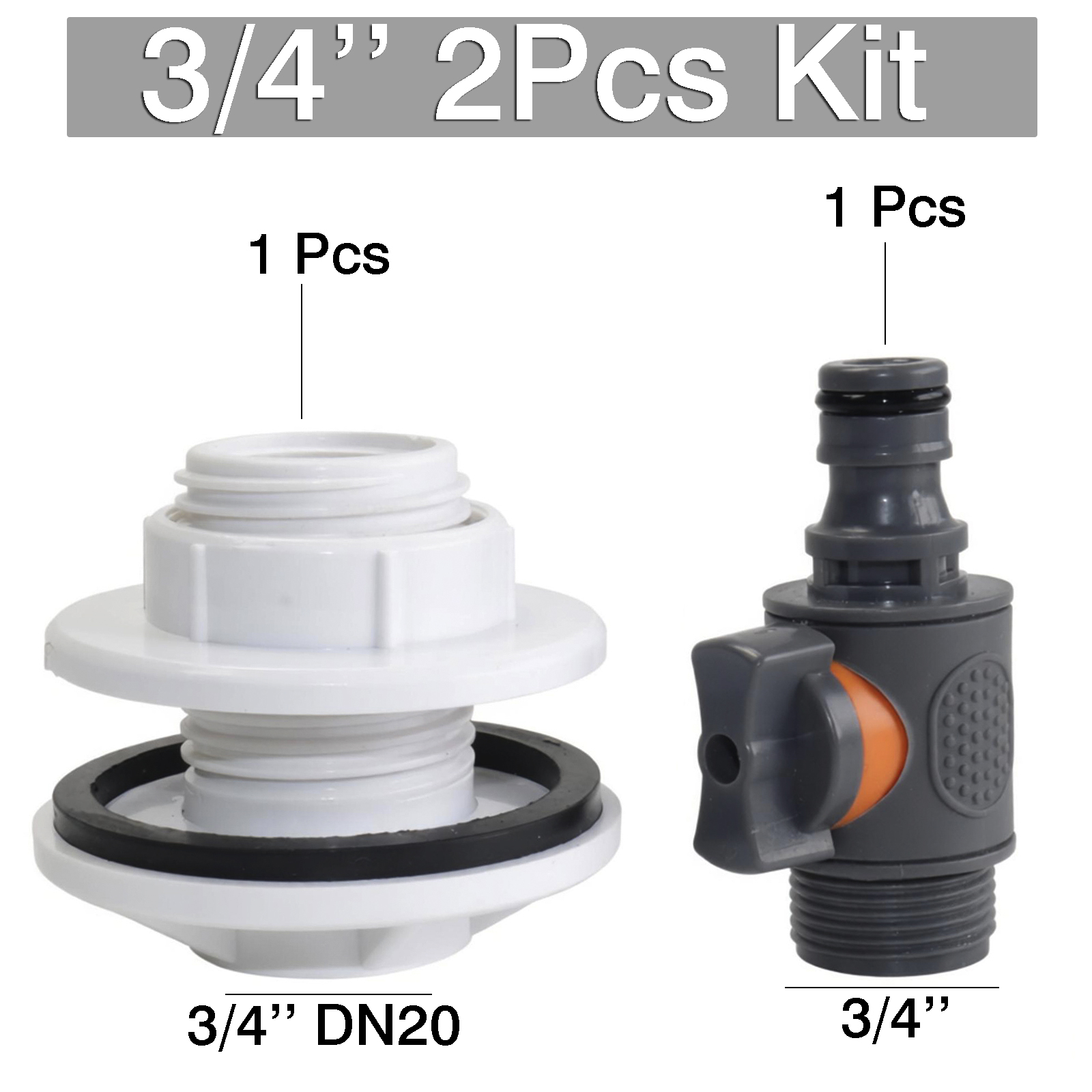 2 szt. Zestaw 3/4'' 1 szt. Ada – Smart Garden Valve recenzja i cena