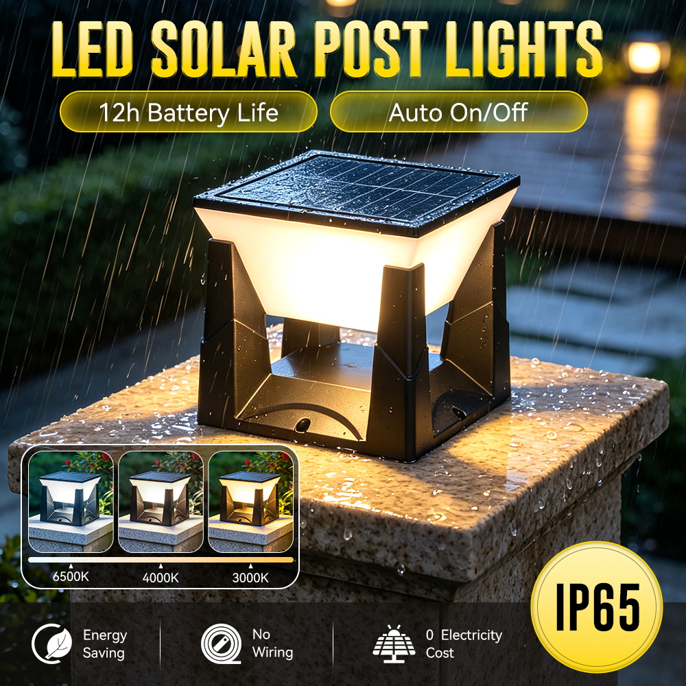 3-kolorowa solarna lampa słone – Smart Garden Fence recenzja i cena