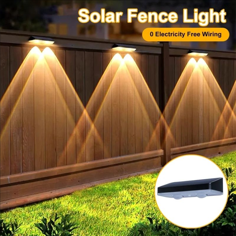Zewnętrzne lampy solarne RGB d – Smart Garden Fence recenzja i cena