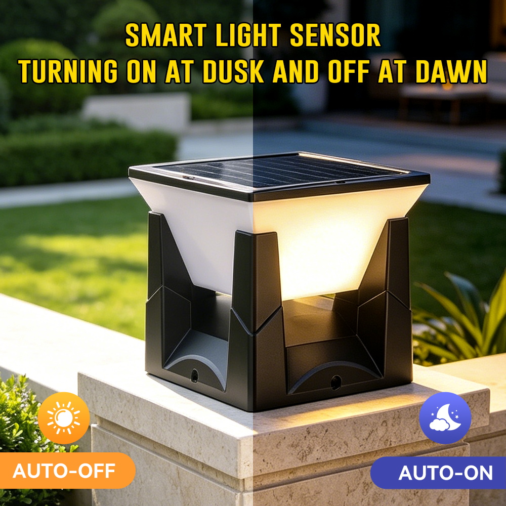 Lampa solarna LED IP65 na słup – Smart Garden Fence recenzja i cena