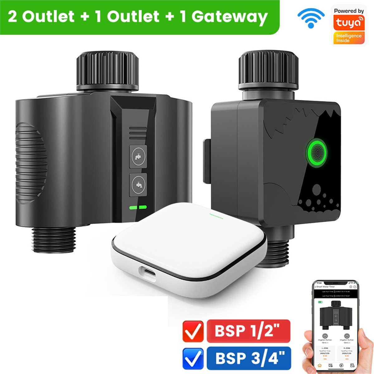Y17A 1 zestaw WiFi Timeru Wodn – Smart Garden Valve recenzja i cena
