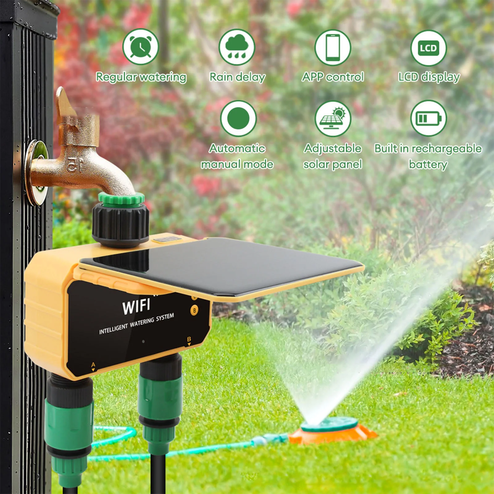 Solarny inteligentny timer do  – Smart Garden Sprinkler recenzja i cena