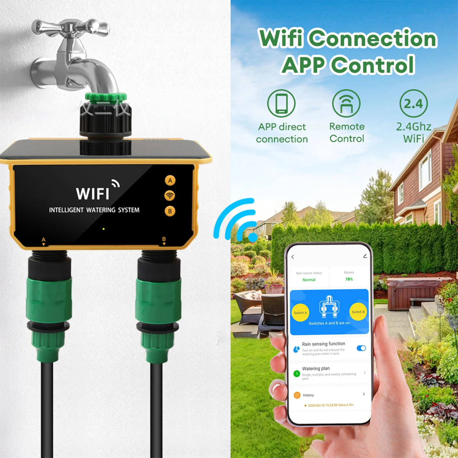 Solarny inteligentny timer do  – Smart Garden Sprinkler recenzja i cena