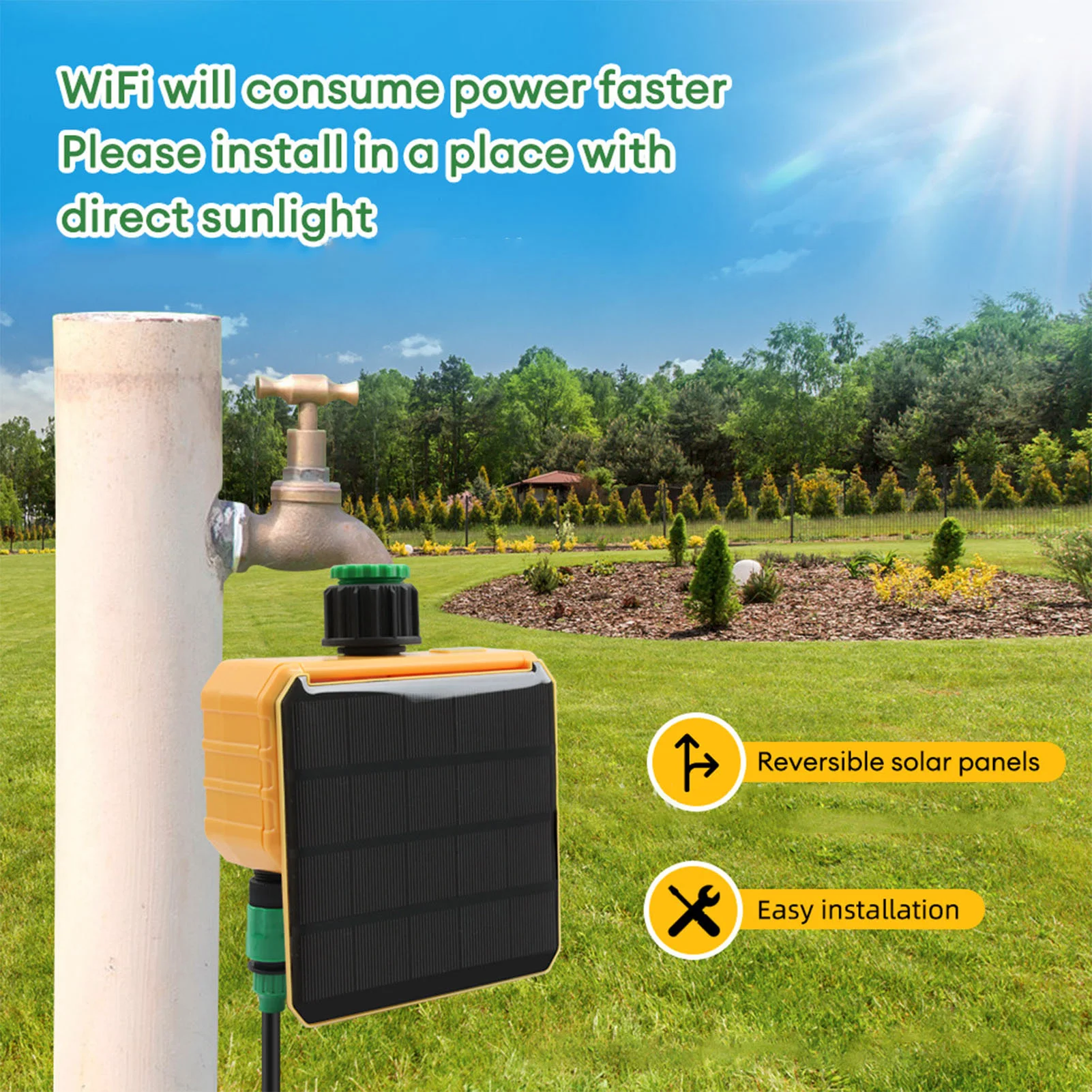 Solarny inteligentny timer do  – Smart Garden Sprinkler recenzja i cena